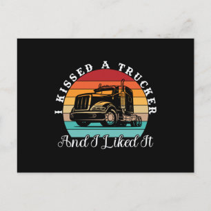 Truck Driver.  kleren 90's Briefkaart