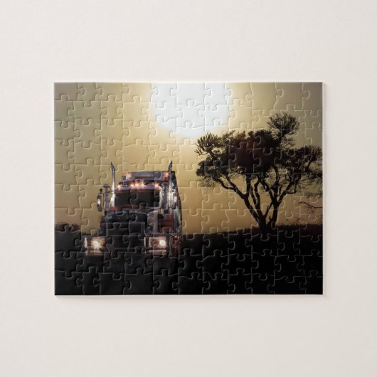 Truck Driver Legpuzzel (Horizontaal)
