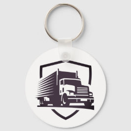 Truck Driver Logo Sleutelhanger