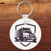 Truck Driver Logo Sleutelhanger (Voorkant)