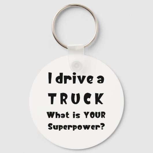 Truck driver Magnet Sleutelhanger (Voorkant)