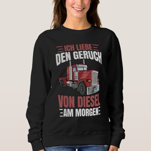 Truck Driver Men's Drivers Carrier Truck Trui (Voorkant)