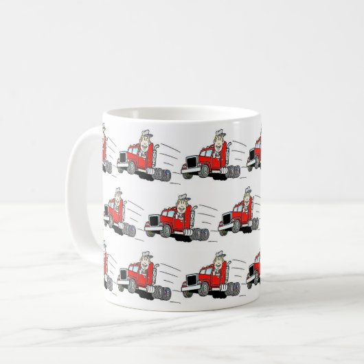 Truck Driver Mok (Voorkant links)