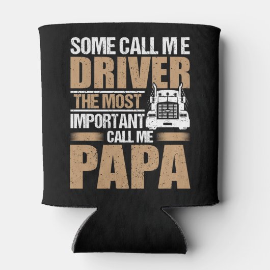 Truck Driver Papa Blikjeskoeler (Achterkant)