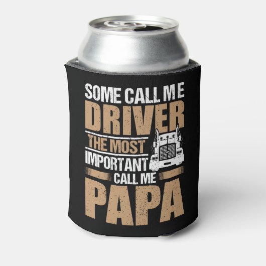 Truck Driver Papa Blikjeskoeler (Blikje Achterkant)