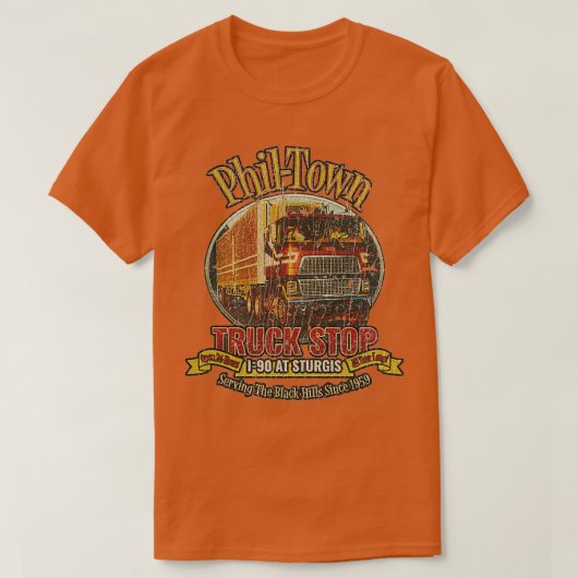 Truck Driver PhilTown Truck Stop T-shirt (Design voorkant)