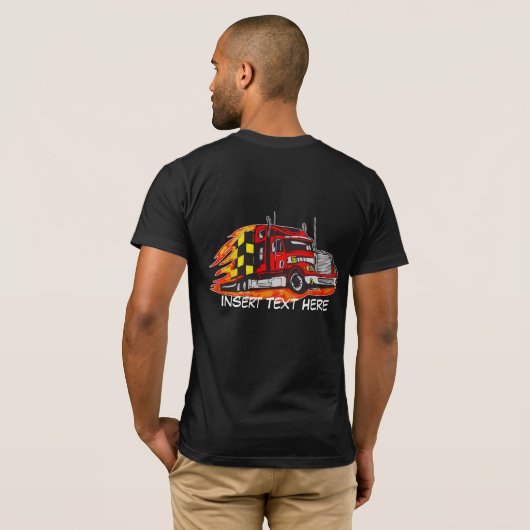 Truck Driver Shirt (Achterkant volledig)