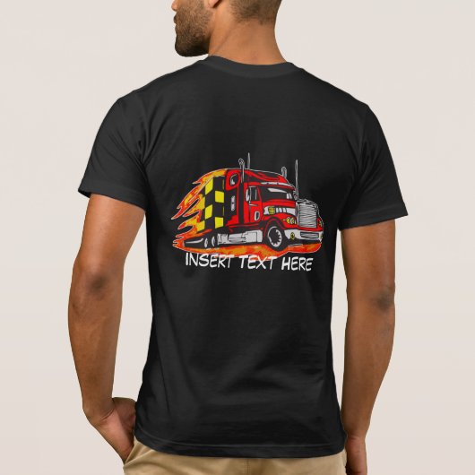 Truck Driver Shirt (Achterkant)