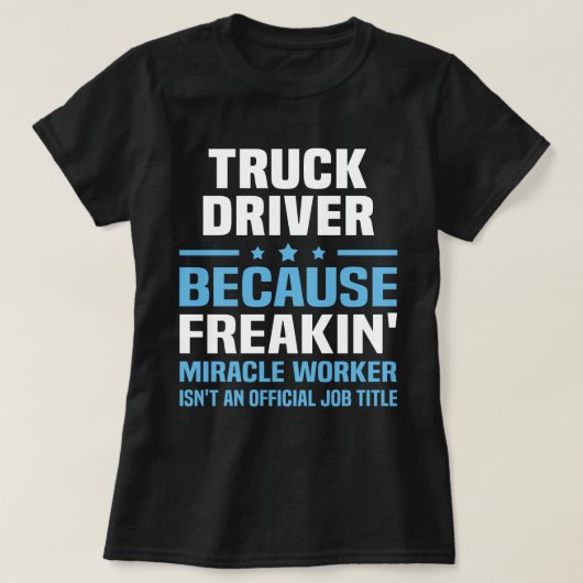 Truck Driver T-shirt (Design voorkant)