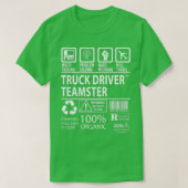 Truck Driver Teamster Multitasking Job Gift Item T-shirt (Design voorkant)
