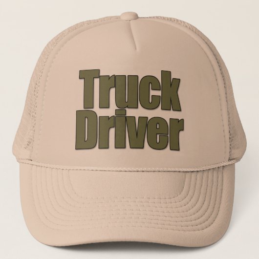 TRUCK DRIVER TRUCKER PET (Voorkant)