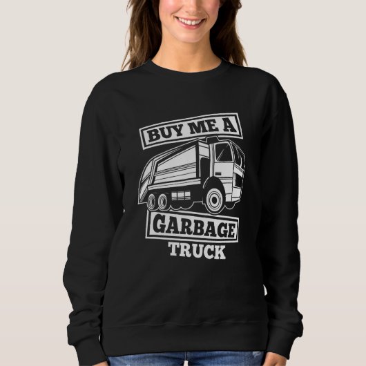 Truck Driver  Trucker Rig Trucking Garbage Truck Trui (Voorkant)