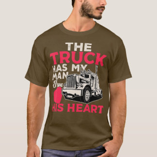 Truck Driver Wife Funny Trucker Wife Women Girls G T-shirt