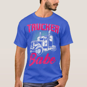 Truck Driver Woman Trucker Traucker T-shirt