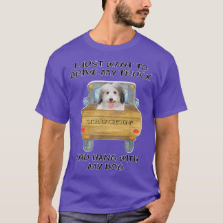 Truck Driving Dog Coton de Tulear T-shirt