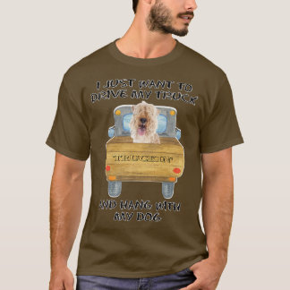 Truck Driving Dog Lakeland Terrier2802 T-shirt