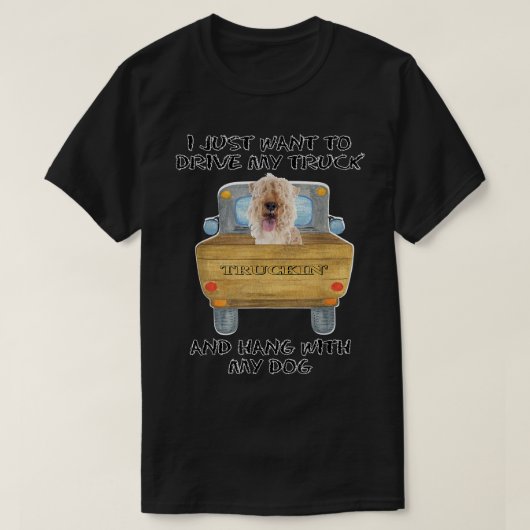 Truck Driving Dog Lakeland Terrier 2803 T-shirt (Design voorkant)