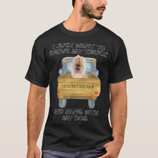 Truck Driving Dog Lakeland Terrier 2803 T-shirt