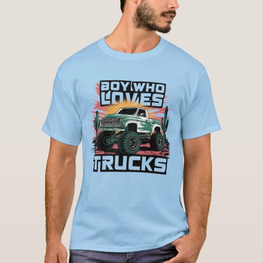 "Truck Enthousiast Tee" T-shirt (Voorkant)