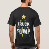 Truck Fump Minimal Art Xmas Lights And Star T-shirt (Achterkant)