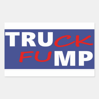 Truck Fump Rechthoekige Sticker