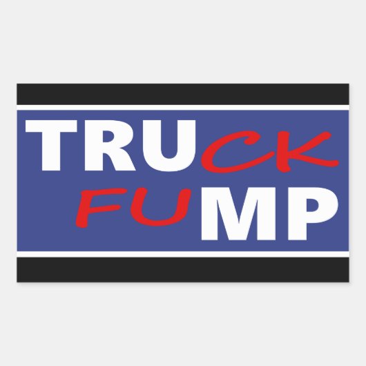 Truck Fump Rechthoekige Sticker (Voorkant)