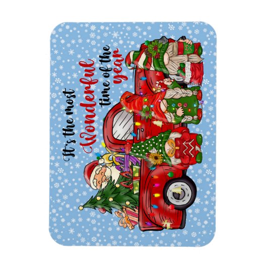 Truck Gnomes Magnet Magneet (Verticaal)