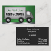 Truck Green Movers Visitekaartjes verplaatsen (Voorkant / Achterkant)