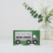 Truck Green Movers Visitekaartjes verplaatsen (Staand voorkant)