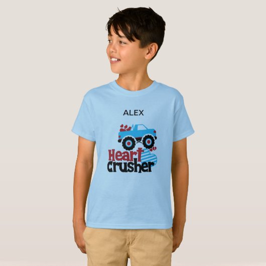 "TRUCK HEART CRUSHER" T-SHIRT (Voorkant volledig)