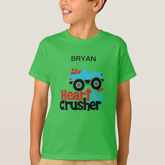 "TRUCK HEART CRUSHER" T-SHIRT (Voorkant)