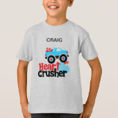 "TRUCK HEART CRUSHER" T-SHIRT PERSONALISEERD (Voorkant)