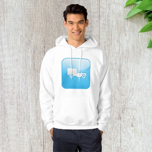 Truck Icon Mannen Hoodie