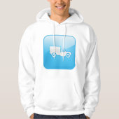 Truck Icon Mannen Hoodie (Voorkant)