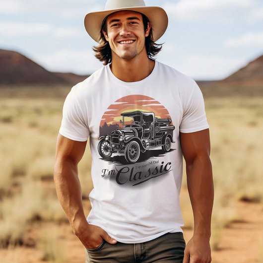  Truck Ik ben niet oud Ik ben klassiek T-shirt