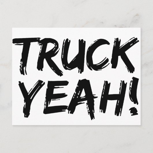 Truck Ja Briefkaart (Voorkant)