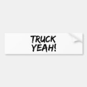 Truck Ja Bumpersticker (Voorkant)