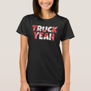 Truck Ja Canada Flag Freedom Convoy 2022 Canadia T-shirt