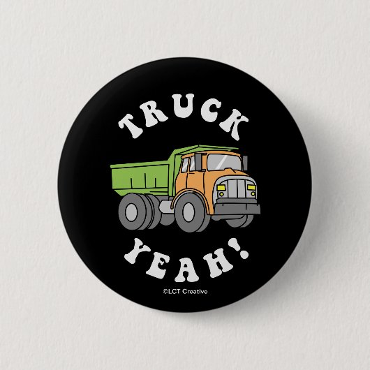 Truck Ja Ronde Button 5,7 Cm (Voorkant)