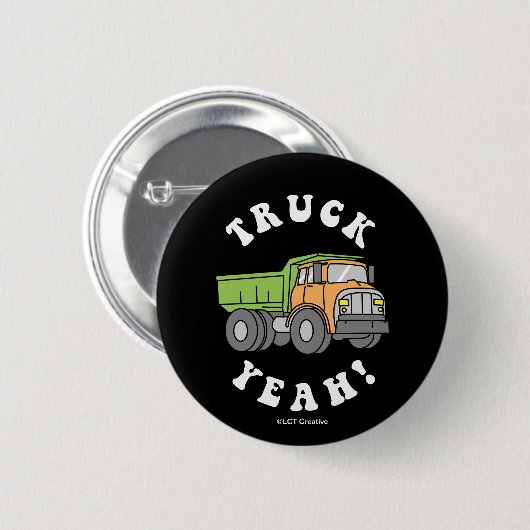 Truck Ja Ronde Button 5,7 Cm (Voorkant /achterkant)