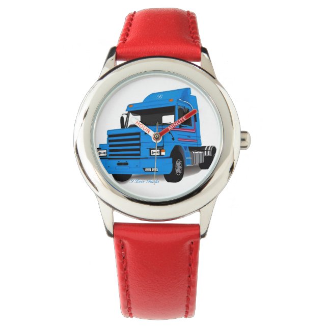 Truck kinder horloge (Voorkant)