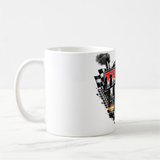 Truck Life Grunge Vervuild Chrome Rood Trucker Pet Koffiemok