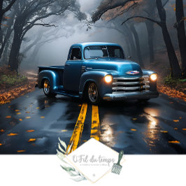  Truck Meadows en Barn Decoupage Tissuepapier