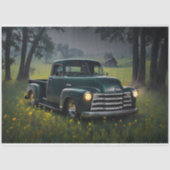 Truck Meadows en Barn Decoupage Tissuepapier (Voorkant)