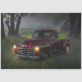 Truck Meadows en Barn Decoupage Tissuepapier (Voorkant)