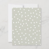  truck met bloemen bruiloft RSVP kaartje (Achterkant)