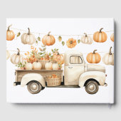  truck met pompoenen bruiloft gastenboek (Achterkant)