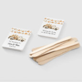  truck met pompoenen bruiloft handwaaier (Niet-gemonteerd)