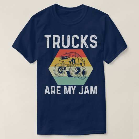 Truck Monster Racing Driving T-shirt (Design voorkant)