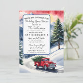 Truck on over Christmas party open house Kaart (Staand voorkant)